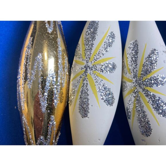 VTG Christmas Tree Ornaments Imperial Collection Sears Teardrop Shape - Picture 4 of 10